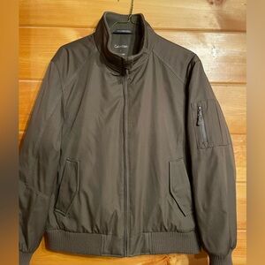 Calvin Klein Men’s Classic Zip-Front Ripstop Bomber Jacket, Size L